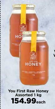 You First Raw Honey Assorted-1Kg Each
