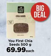 Food Lover's Market You First Chia Seeds-500g Each offer