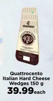 Food Lover's Market Quattrocento Italian Hard Cheese Wedges-150g Each offer