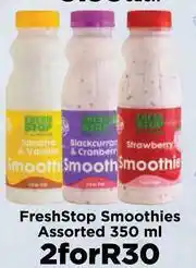 Food Lover's Market Fresh Stop Smoothies Assorted-For 2 x 350ml offer