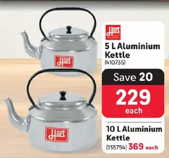 Hart 5L Aluminium Kettle