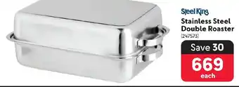 Steel King Stainless Steel Double Roaster