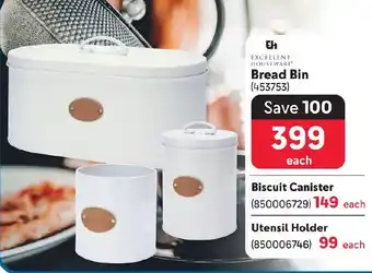 Makro EXCELLENT HOUSEWARE Bread Bin offer