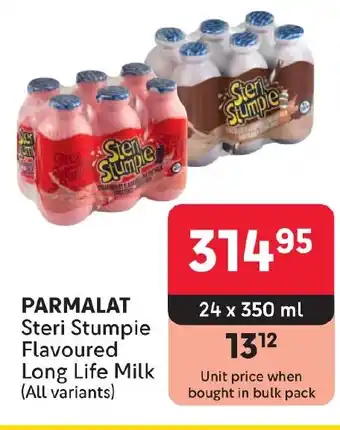 Makro PARMALAT Steri Stumpie Flavoured Long Life Milk (All variants) offer