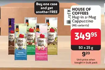 Makro HOUSE OF COFFEES Hug-in a-Mug Cappuccino offer