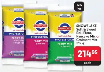 Makro SNOWFLAKE Soft & Sweet Roll Flour, Pancake Mix or Croissant Mix offer