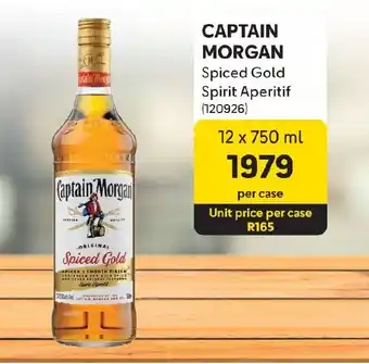 Makro CAPTAIN MORGAN Spiced Gold Spirit Aperitif offer