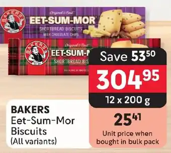 Makro BAKERS Eet-Sum-Mor Biscuits (All variants) offer