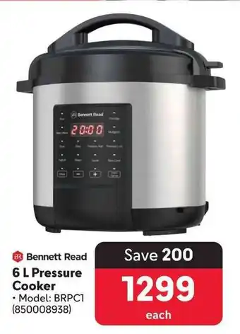 Makro Bennett Read 6 L Pressure Cooker offer