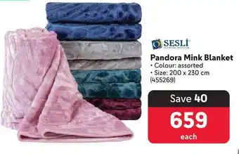 Makro Sesli Pandora Mink Blanket offer