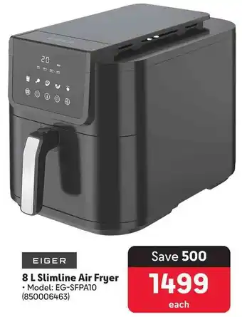 Makro EIGER 8 L Slimline Air Fryer offer