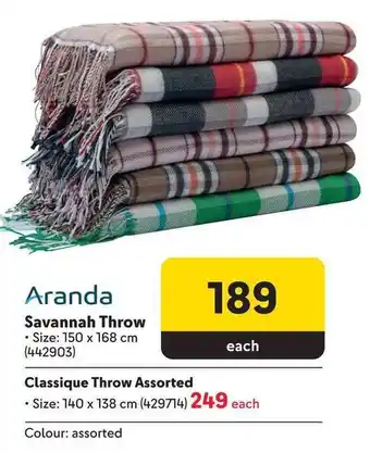 Makro Aranda Savannah Throw offer