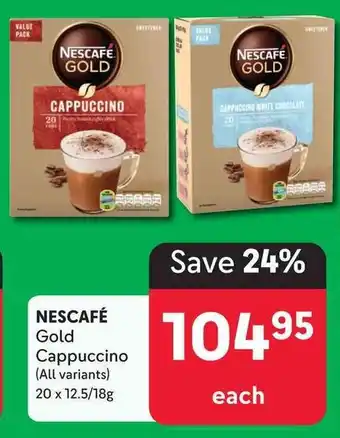 Makro NESCAFÉ Gold Cappuccino (All variants) offer