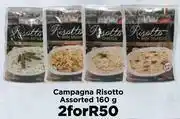 Food Lover's Market Campagna Risotto Assorted-For 2 x 160g offer