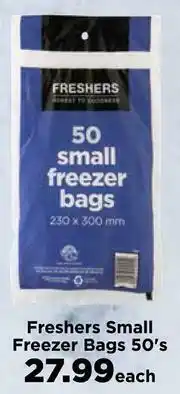 Food Lover's Market Freshers Small Freezer Bags-50's Each offer