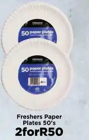 Freshers Paper Plates-For 2 x 50's