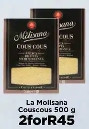 Food Lover's Market La Molisana Couscous-For 2 x 500g offer