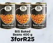 Bis Baked Beans-For 3 x 400g