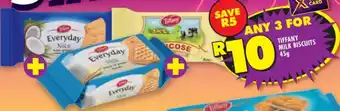 Shoprite TIFFANY MILK BISCUITS 45g offer