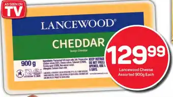 Pick n Pay Lancewood Cheese Assorted 900g Each offer