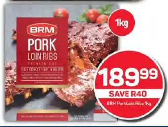 Pick n Pay BRM Pork Loin Ribs 1kg offer