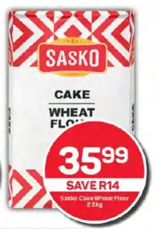 Pick n Pay Sasko Cake Wheat Flour 2.5kg offer