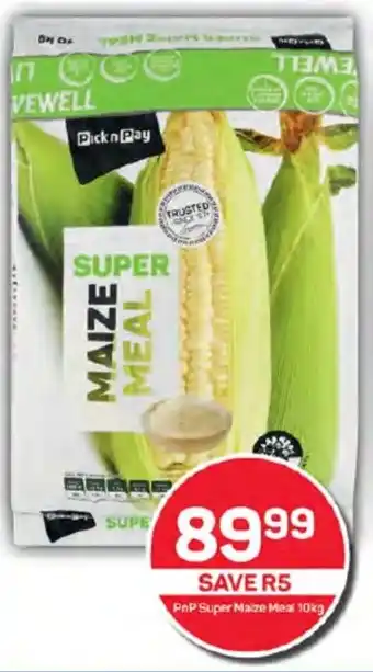 Pick n Pay PnP Super Maize Meal 10kg offer