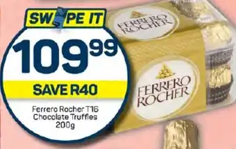 Pick n Pay Ferrero Rocher T16 Chocolate Truffles 200g offer