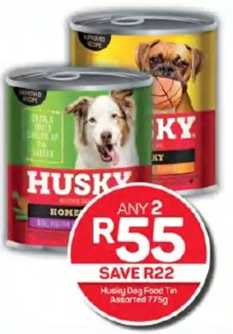 Pick n Pay Husky Dog Food Tin Assorted 775g offer