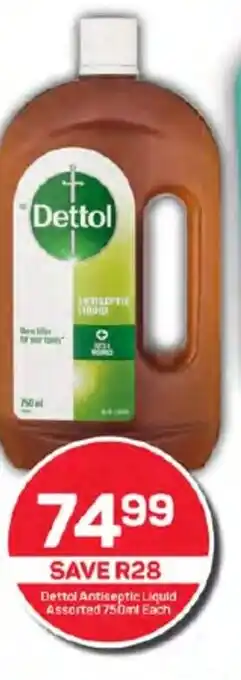 Pick n Pay Dettol Antiseptic Liquid Assorted 750ml Each offer