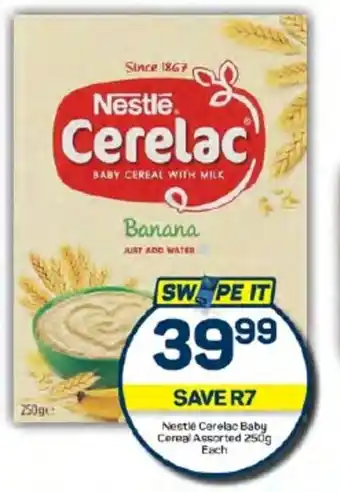 Pick n Pay Nestle Cerelac Baby Cereal Assorted 250g Each offer