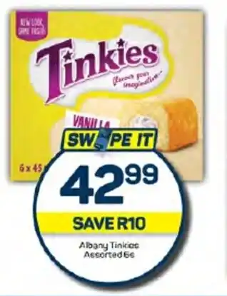 Pick n Pay Albany Tinkies Assorted 6s offer