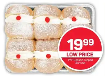 PnP Dessert Topped Buns 6s