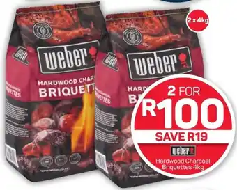 Pick n Pay Hardwood Charcoal Briquettes 4kg offer