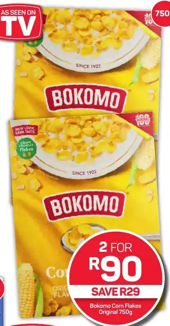 Pick n Pay Bokomo Corn Flakes Original 750g offer