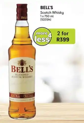 Makro BELL'S Scotch Whisky offer