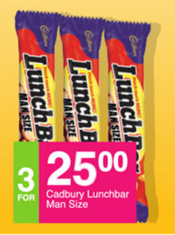 Save Cadbury Lunchbar Man Size offer