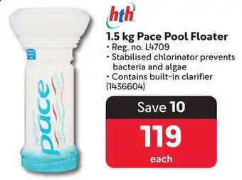 Makro hth 1.5 kg Pace Pool Floater offer