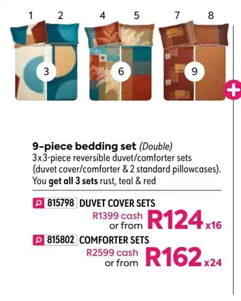 HomeChoice Lisbon 9-Piece Bedding Sets - Duvet Bedding Set offer