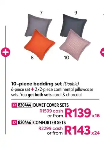 Brooklyn 10-Piece Bedding Set - Duvet Cover Sets