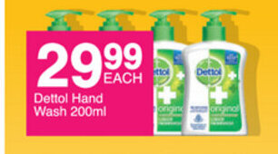 Save Dettol Hand Wash 200ml offer