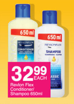 Save Revlon Flex Conditioner/Shampoo 650ml offer