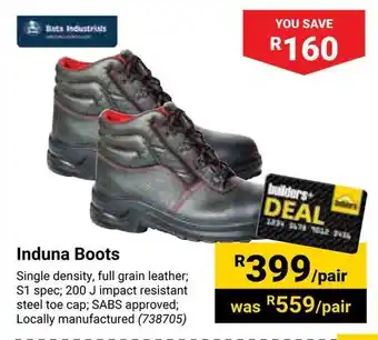 Builders Warehouse Induna Boots offer