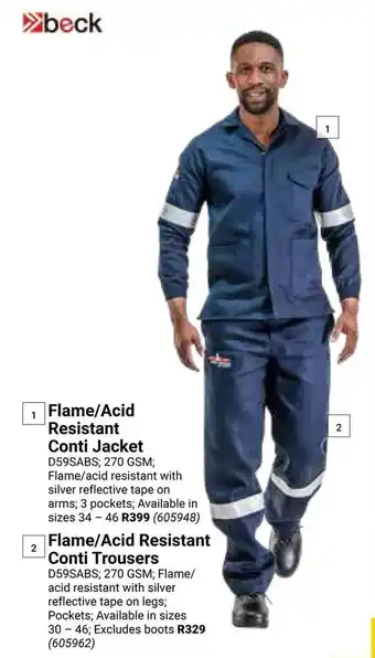 Builders Warehouse Flame/Acid Resistant Conti Jacket offer