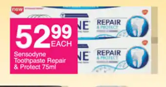 Save Sensodyne Toothpaste Repair & Protect 75ml offer