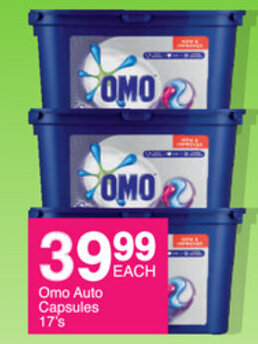 Save Omo Auto Capsules 17's offer