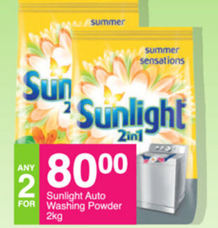 Save Sunlight Auto Washing Powder 2kg offer