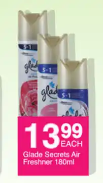 Save Glade Secrets Air Fresher 180ml offer