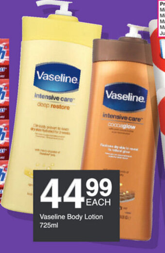 Save Vaseline Body Lotion 725ml offer