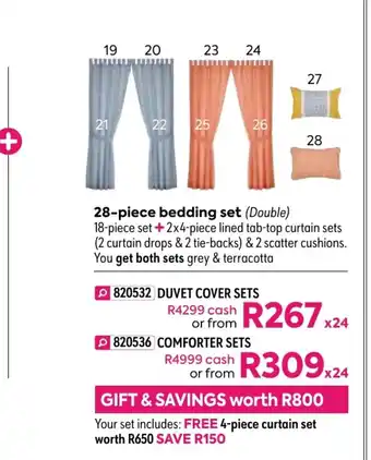 HomeChoice Jabari 28-Piece Bedding Set - Duvet Cover Sets offer